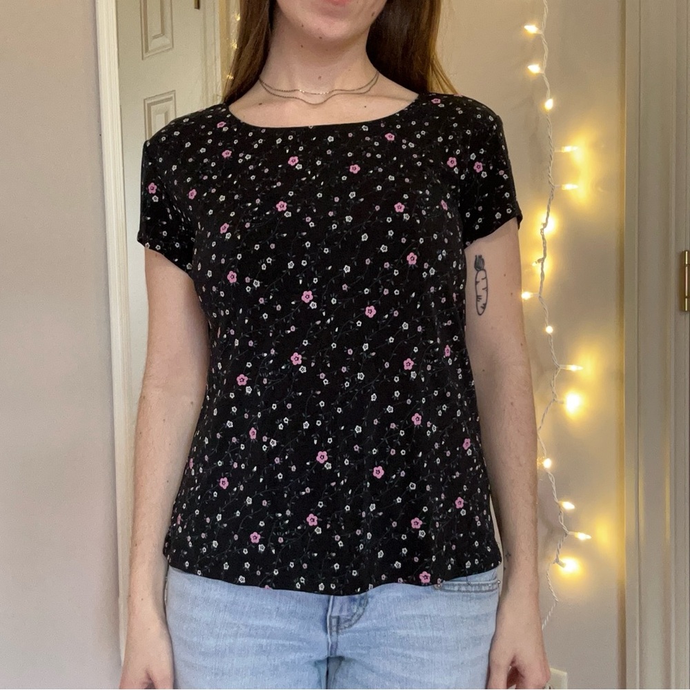 Vintage Floral Blouse